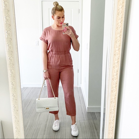 mauve pink jumpsuit